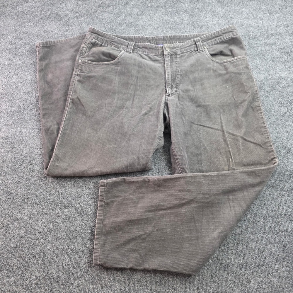 Patagonia Corduroy Pants‎ Organic Cotton Straight Leg Grey Size 40 Mens Vintage